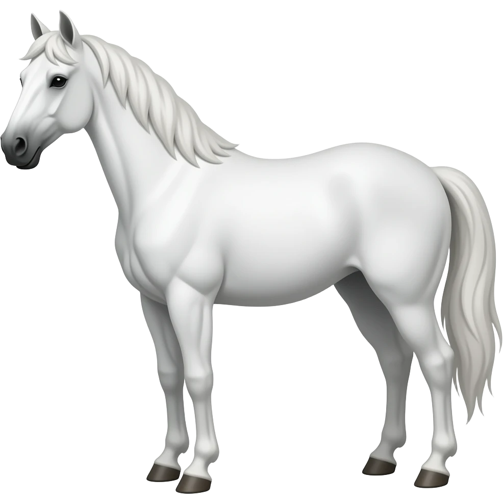 white horse emoji
