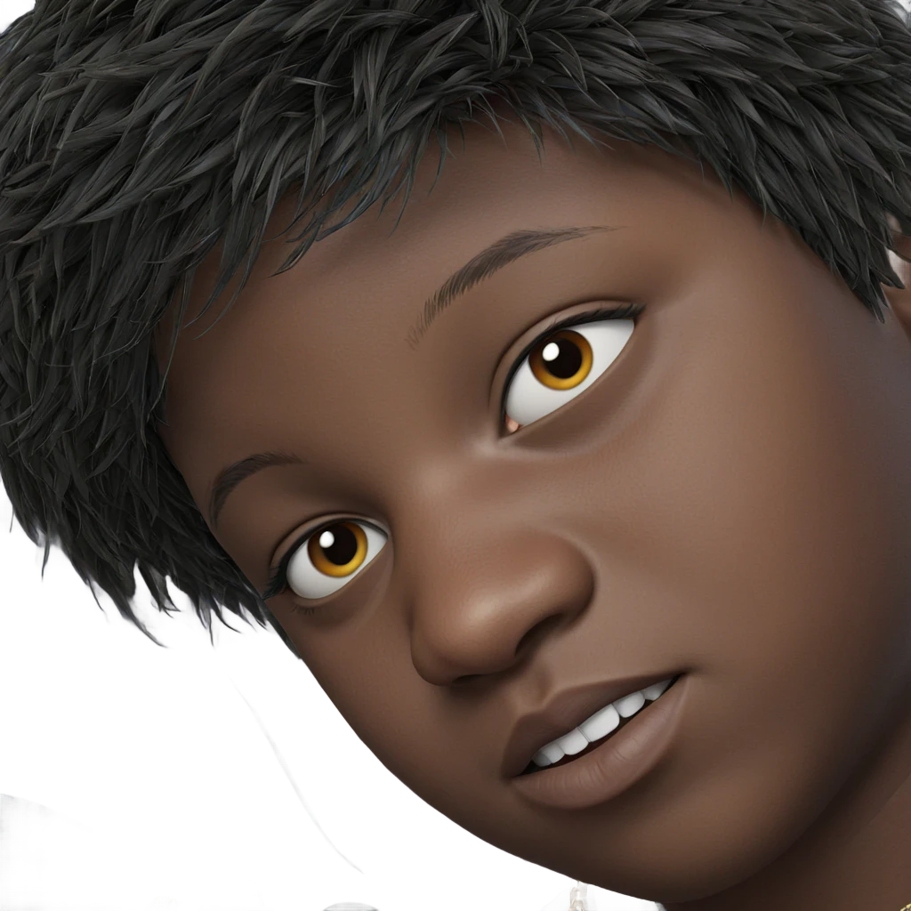 boy wearing necklace with style emoji