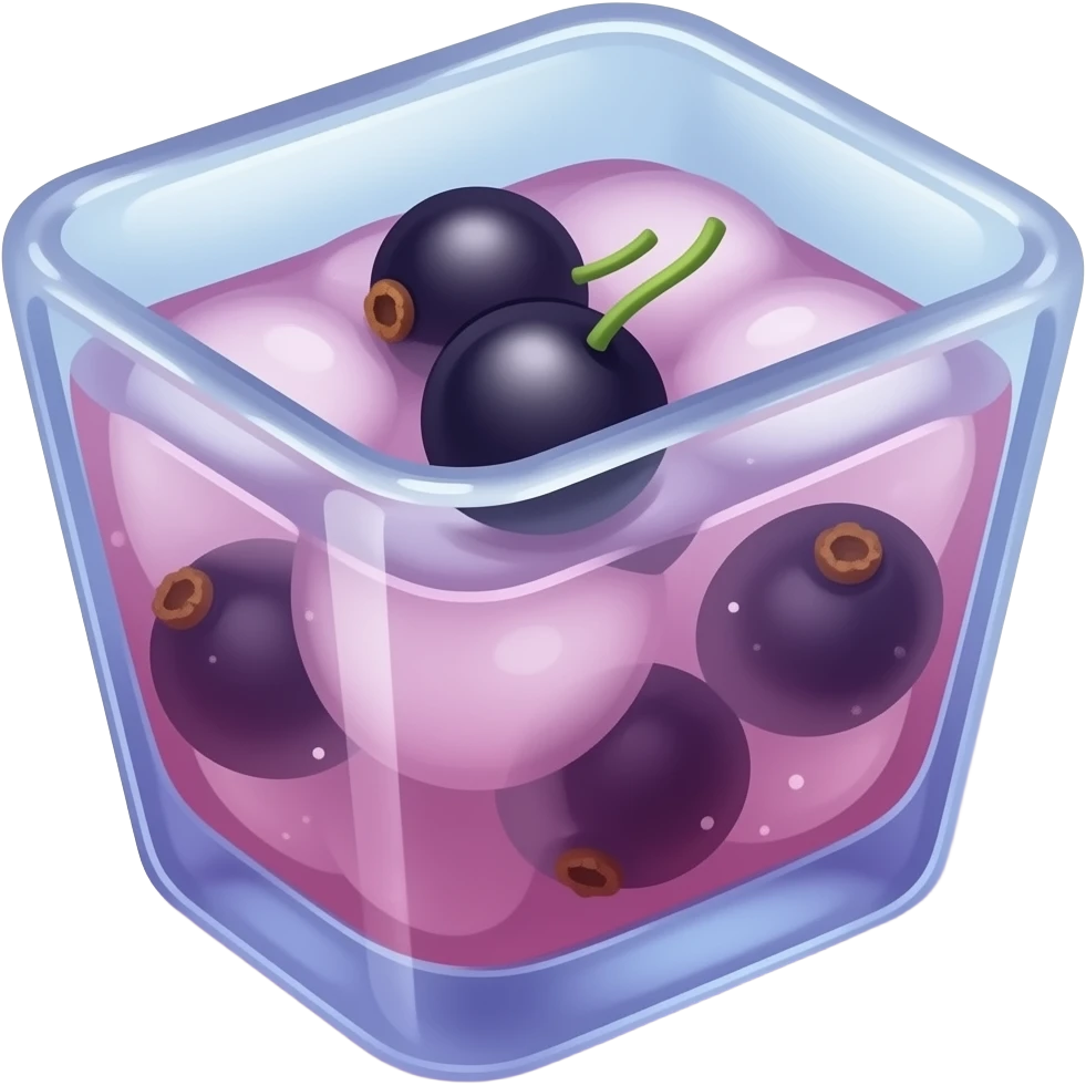 iced blackcurrant emoji
