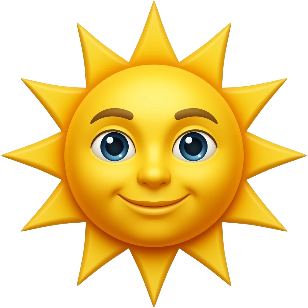 Mr sun emoji