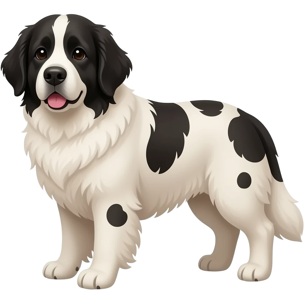 Chien retriver de nouvelle Ecosse emoji