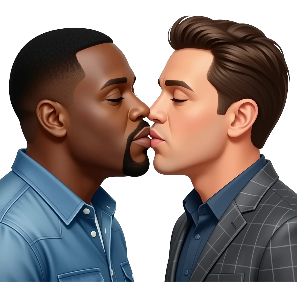 Pdiddy kisses Jeffrey Espsrein emoji