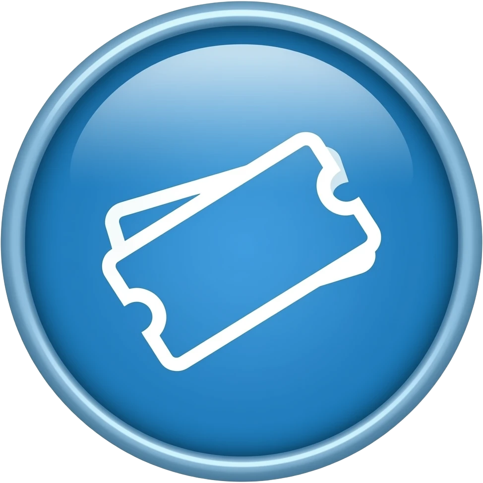 Theme: "Closed" — a case/ticket closed without resolution (neutral, not negative).
- Toss brand blue (#0064FF) color palette
- Neutral, calm tone — not negative or alarming
- Rounded square or circle badge shape, matching the previous one emoji