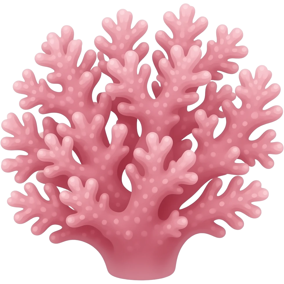 Coraux Xenia rose pale emoji