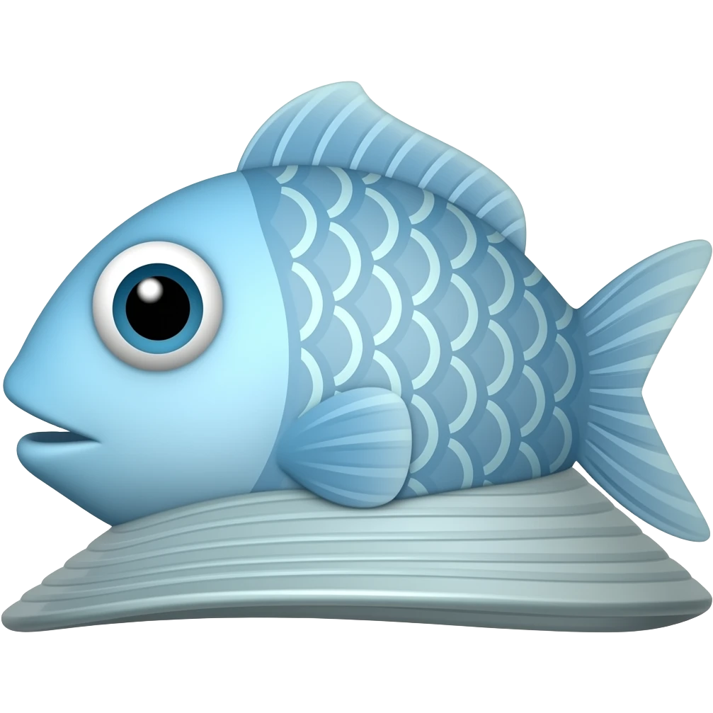 Fish hat no fish just hat emoji