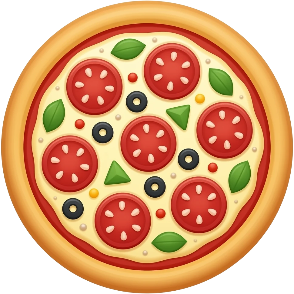 Pizza margherita emoji