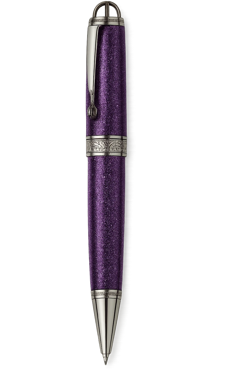 purple sparkly designer pen emoji