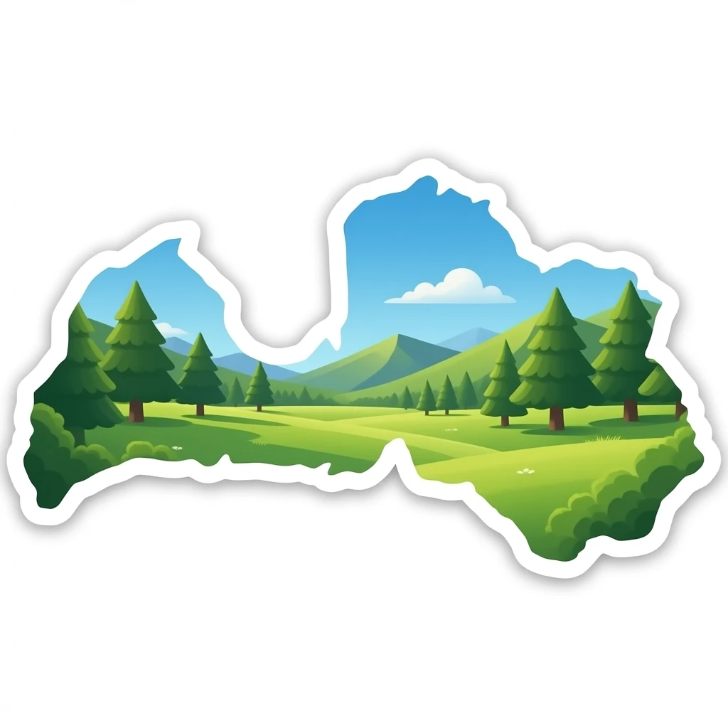 Map of Latvia emoji