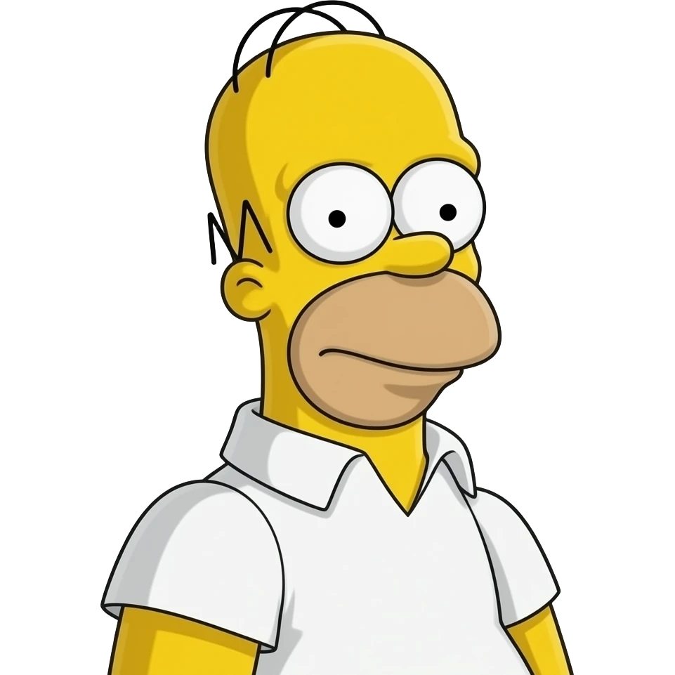 The Simpson Show: Homer Simpson emoji