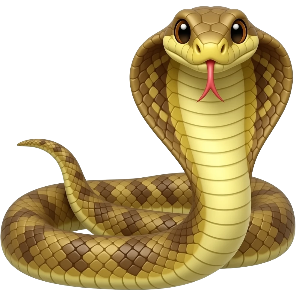 “The snake has raised its hood.” emoji