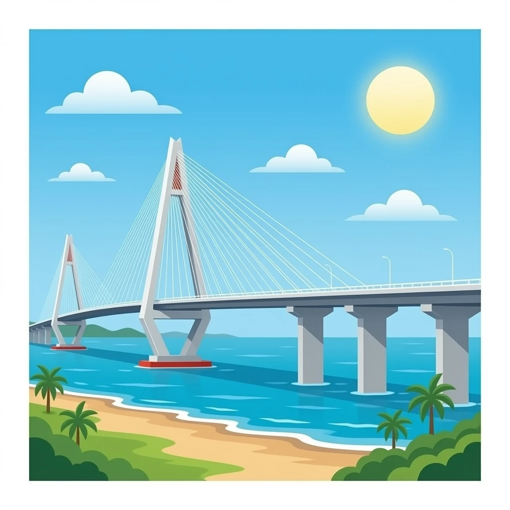 राजीव गांधी सी लिंक ब्रिज (महाराष्ट्र,इंडिया) emoji