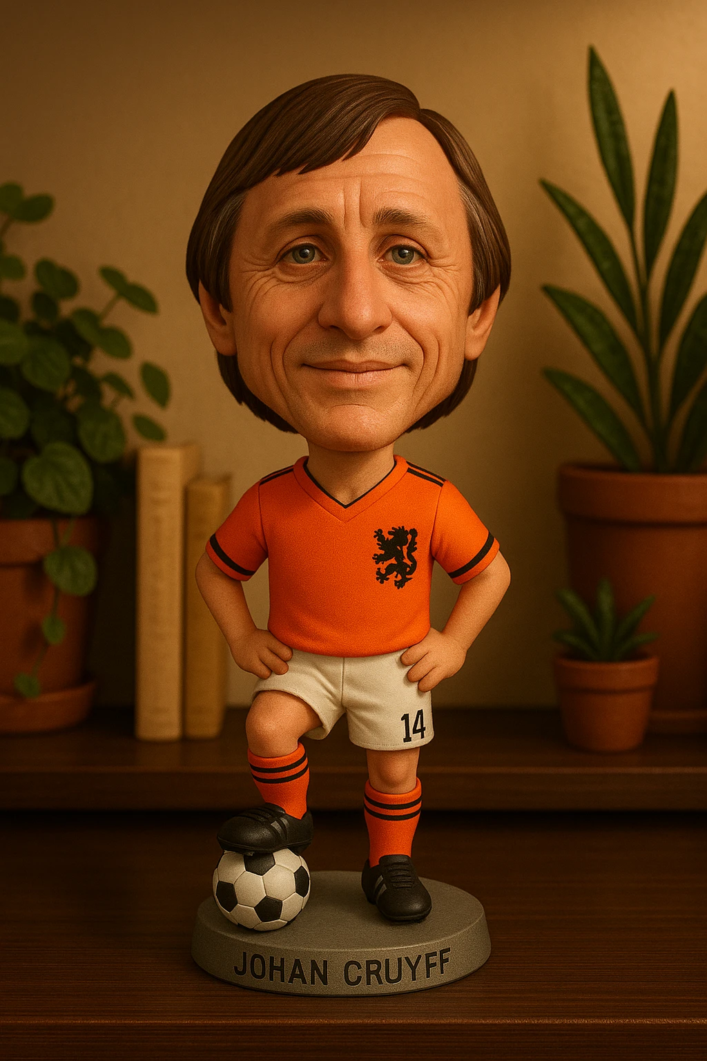 Йохан Кройф в форме сборной Голландии образца 1974 года  emoji