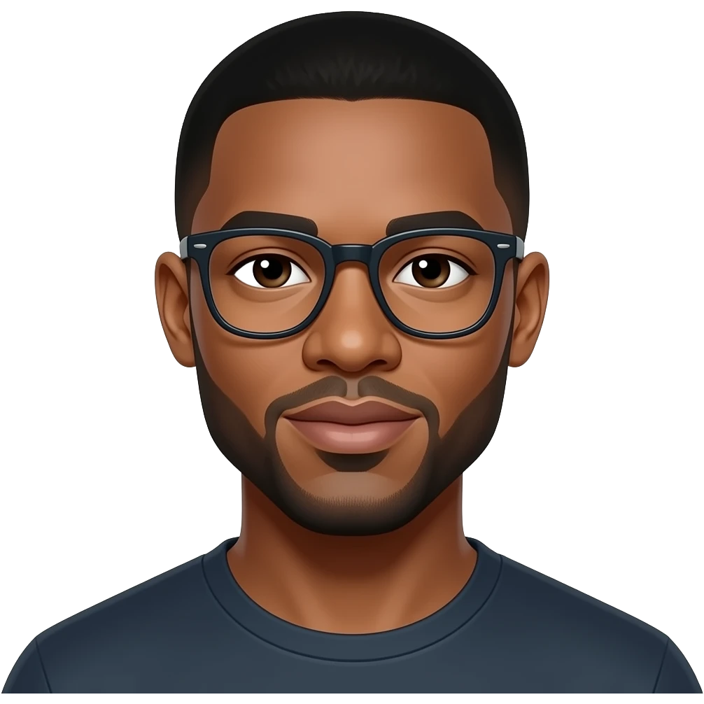 michael b. jordan with glasses emoji
