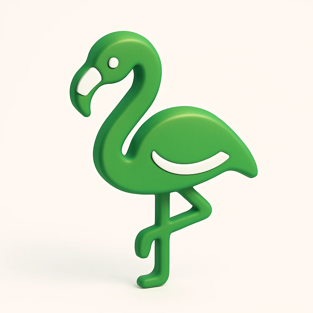 flamingo emoji