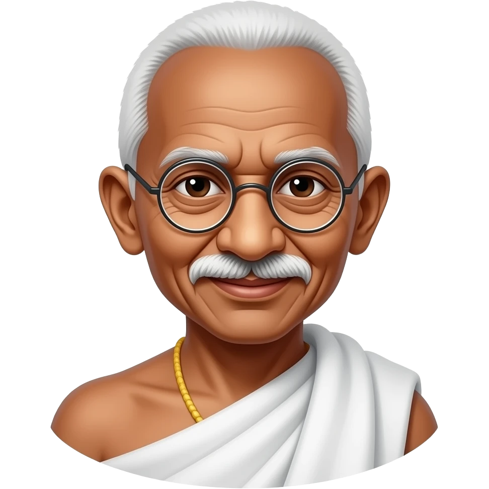 Mahatma Gandhi gif emoji