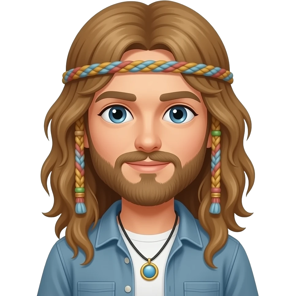 hippie white skin emoji