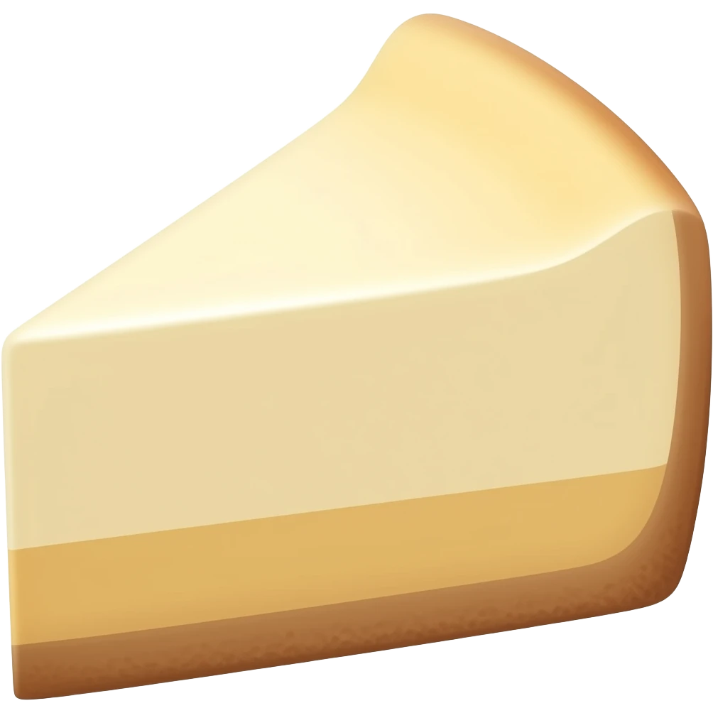 Cream Cheescake emoji