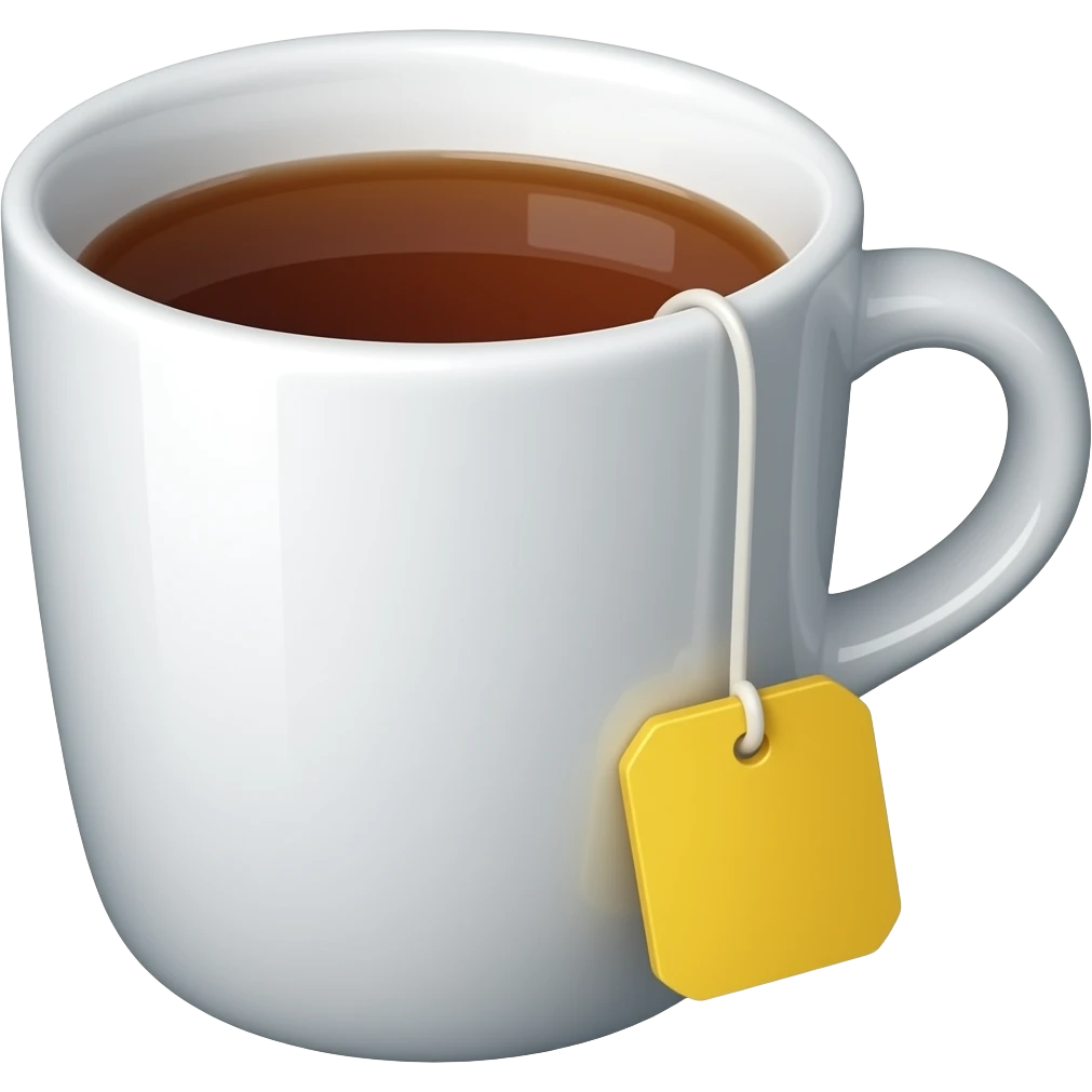 tea with tea bag emoji