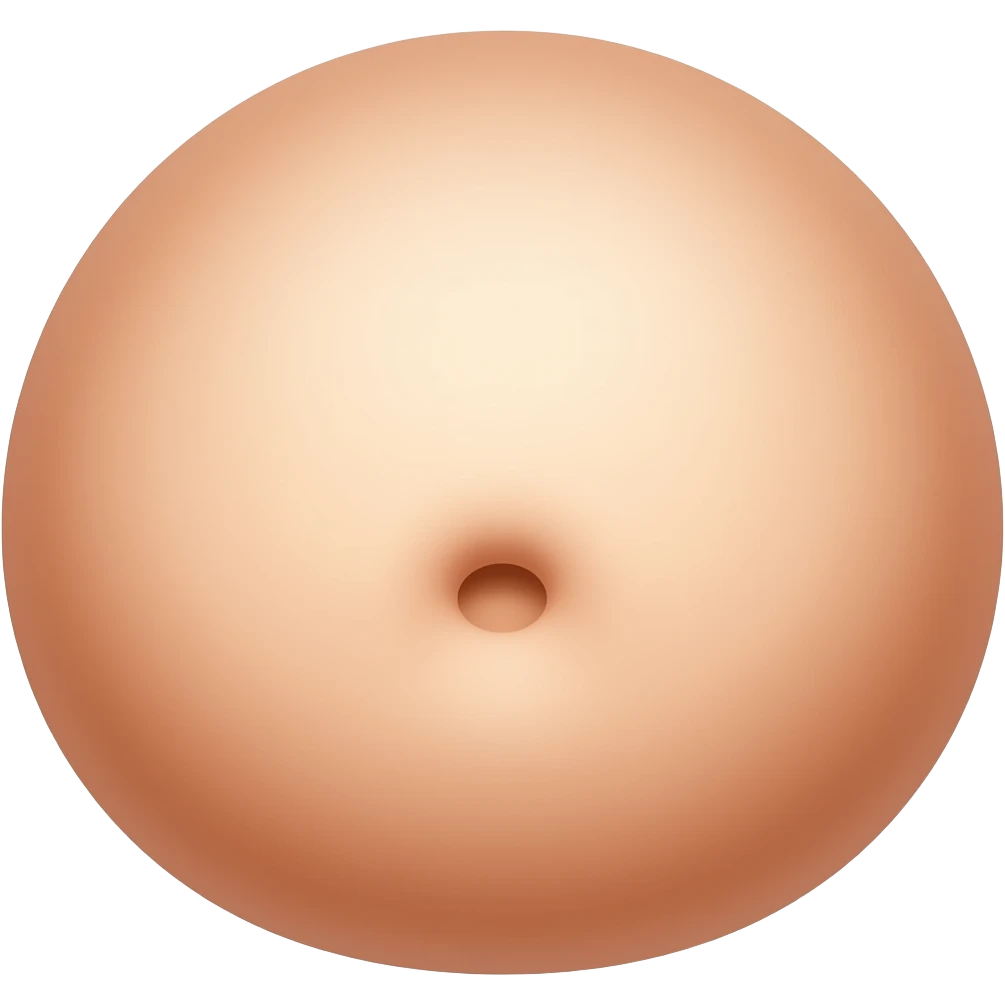 cutest belly button emoji