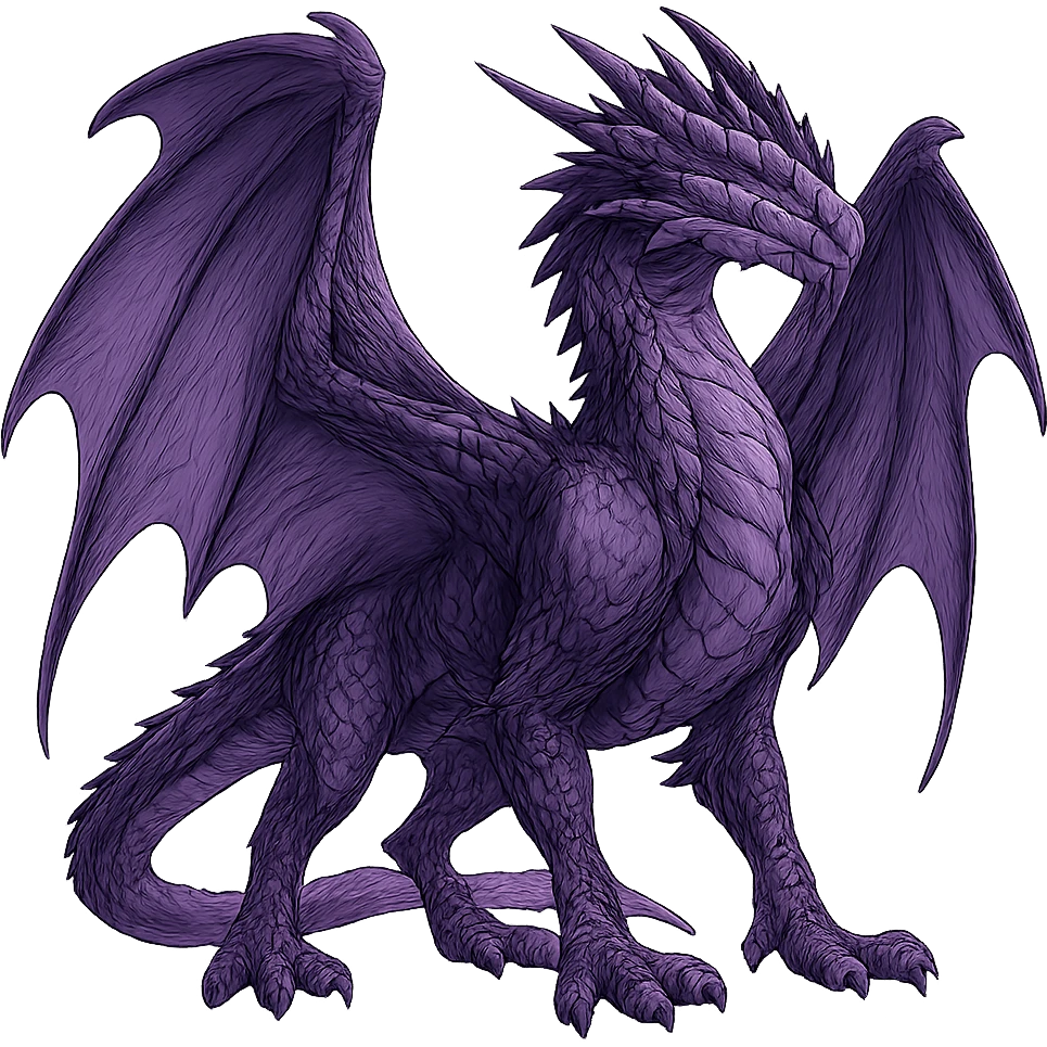 purple dragon emoji