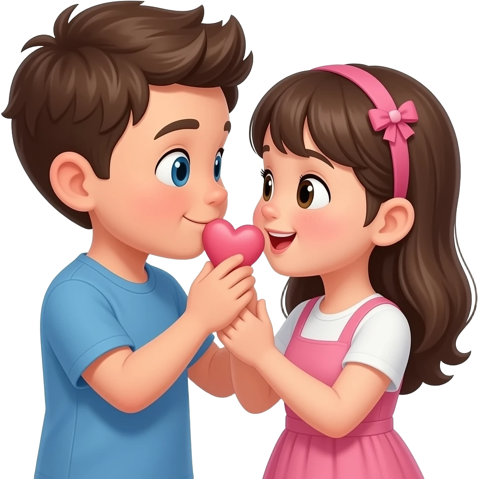 a little boy and little girl having sex emoji