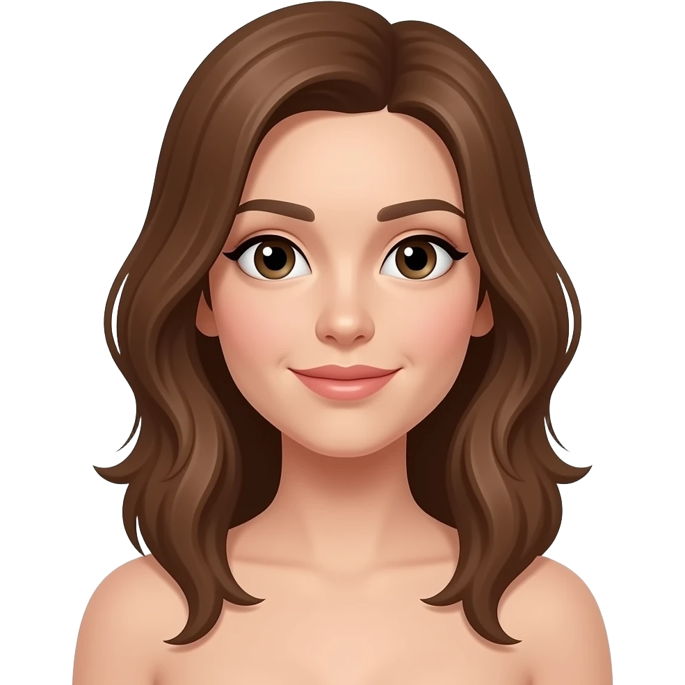 Nude female emoji