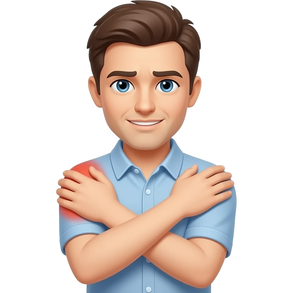 Shoulder pain emoji