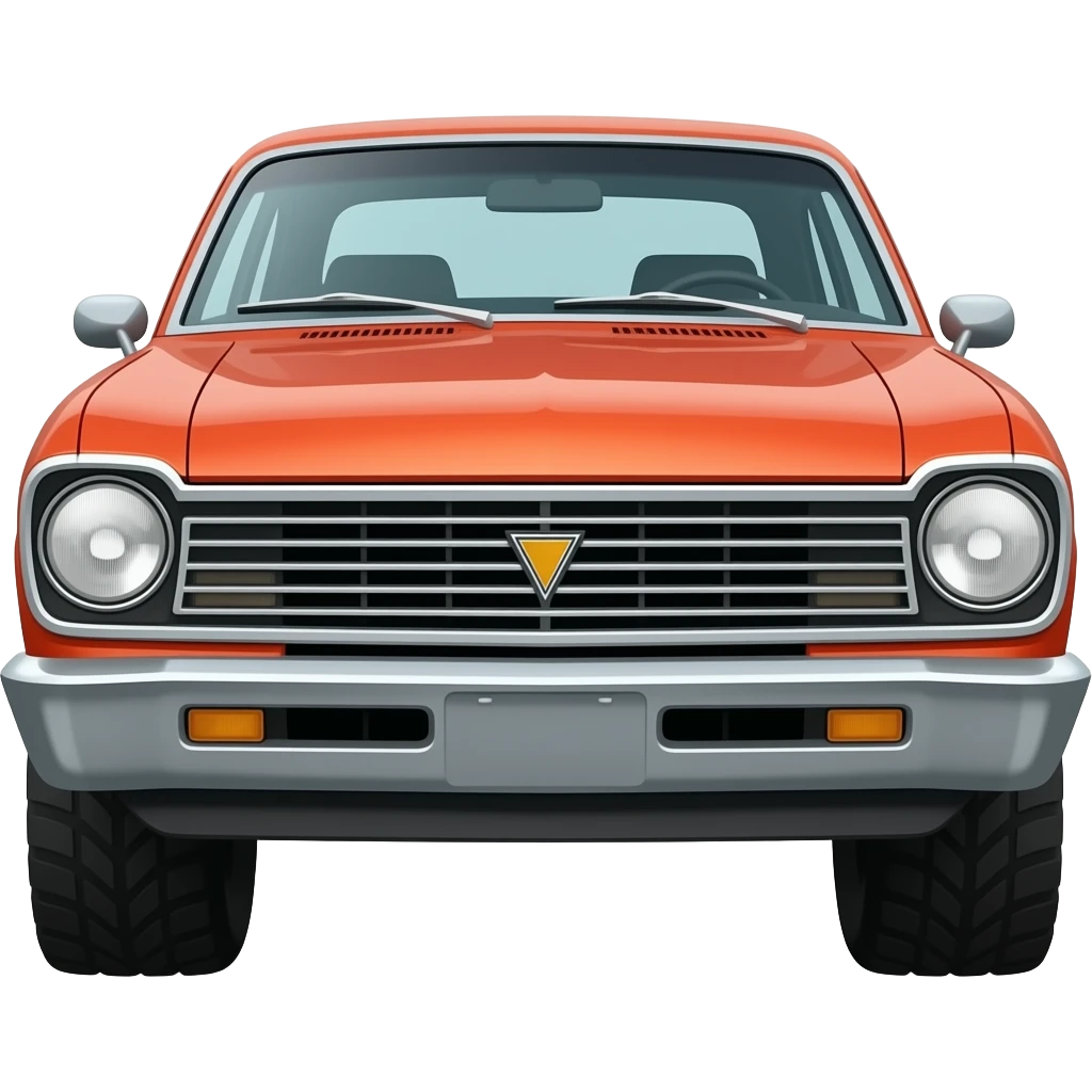 CHEVY II NOVA WITH MONSTER emoji
