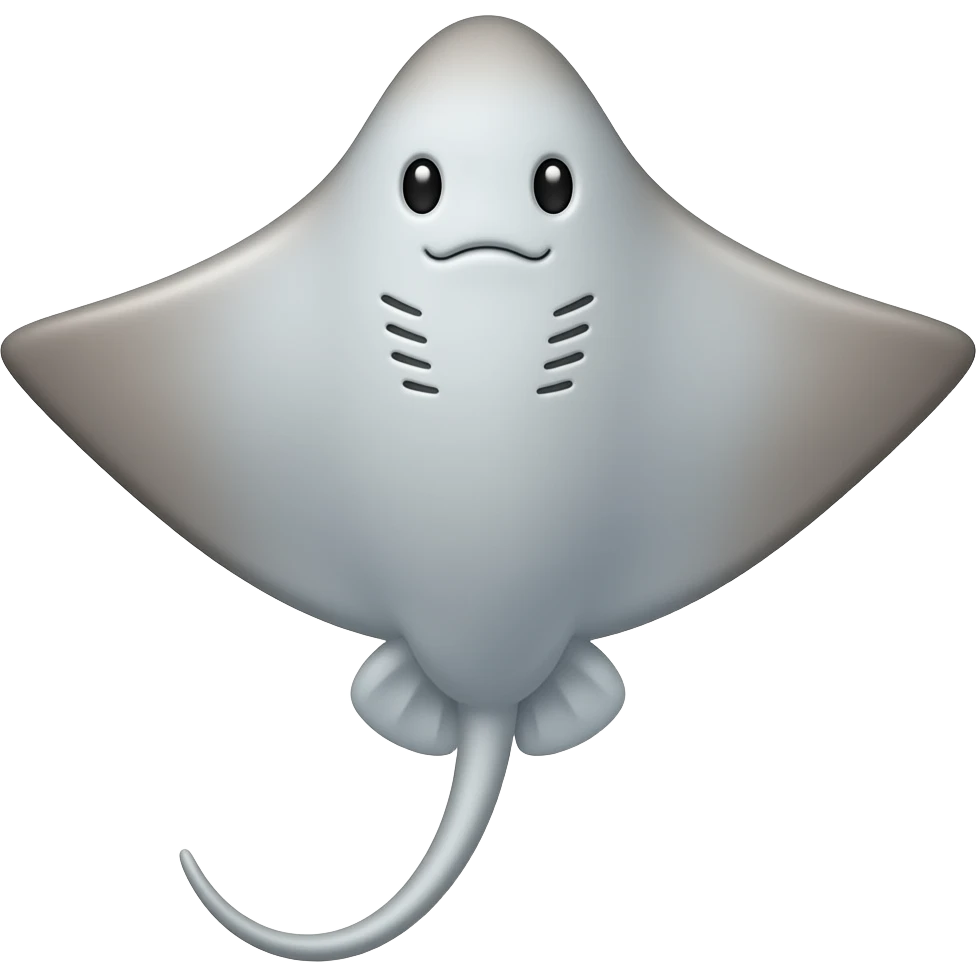 stingray emoji