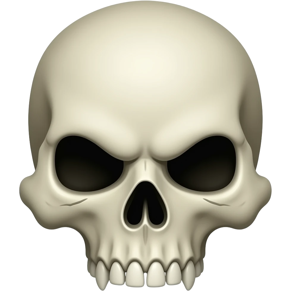 brutal skull emoji