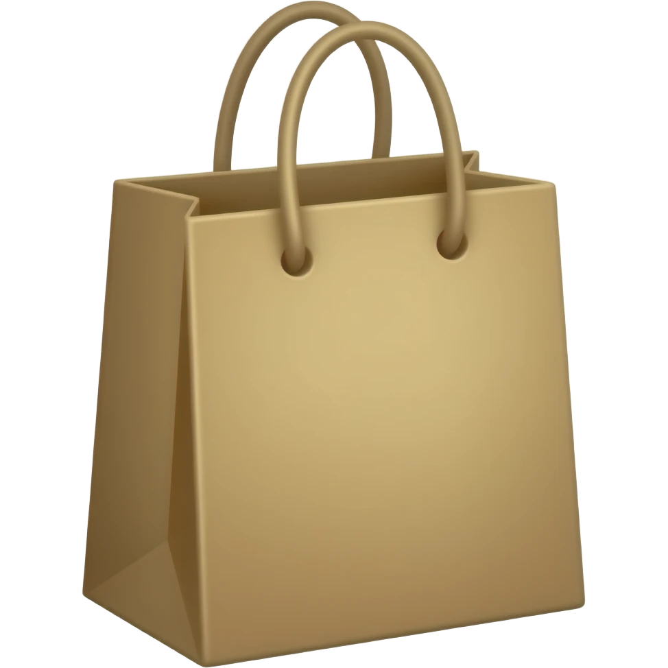 shopping brown paper لاشل emoji