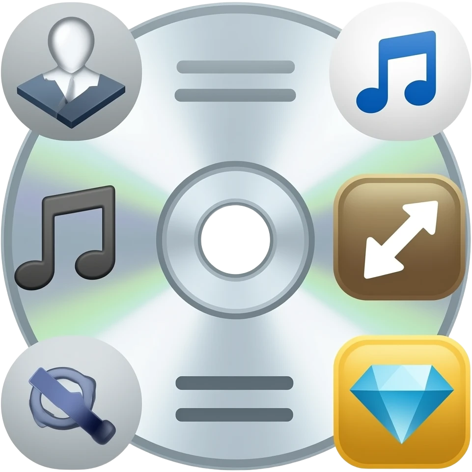 take this as a refrence and create discord emojis i have a list songs,queuelist,musiccd,timeclock,link,support,premiumdiamond,user,top.gg create this listof emojis as per screenshot i showed emoji