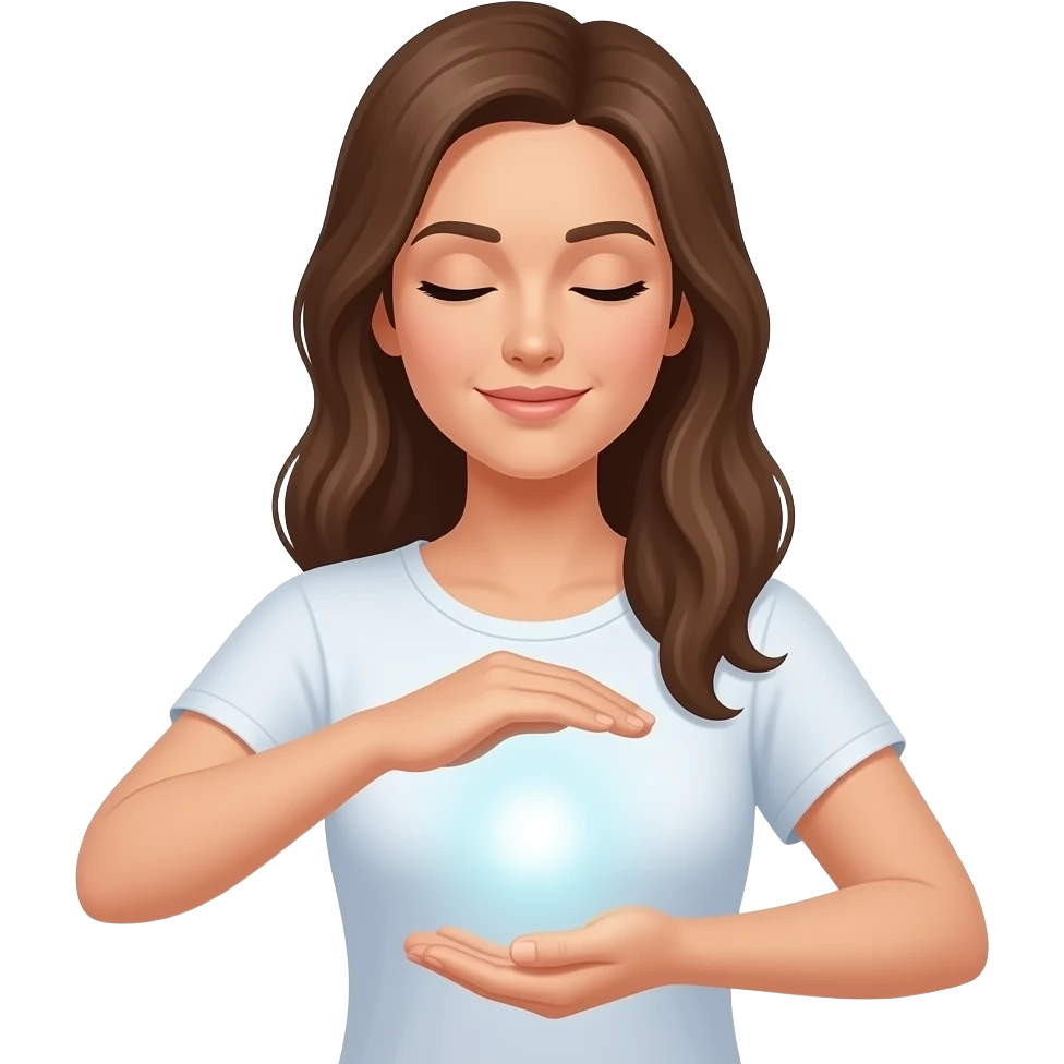 Reiki healer emoji