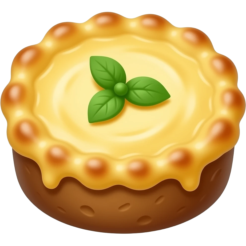 Cinematic Realistic shepherds pie Emoji, with potato on top emoji