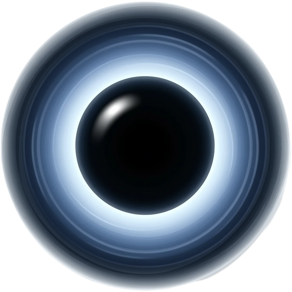 un agujero negro de fantasia con el fondo blanco emoji