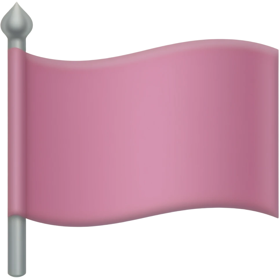 Pink flag emoji