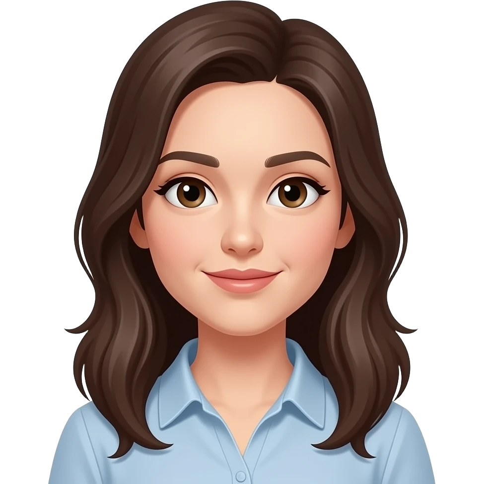 Make him look like feminine emoji