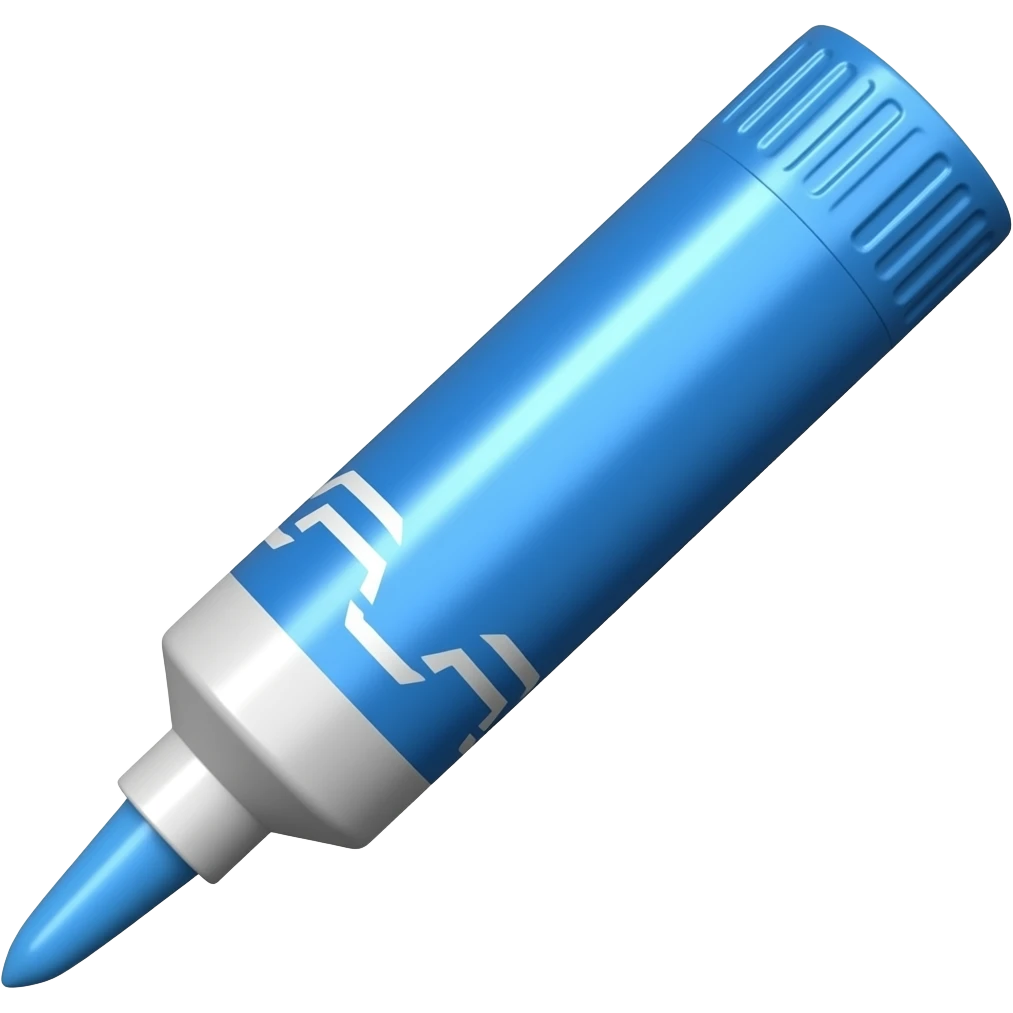 Blue Glue stick emoji