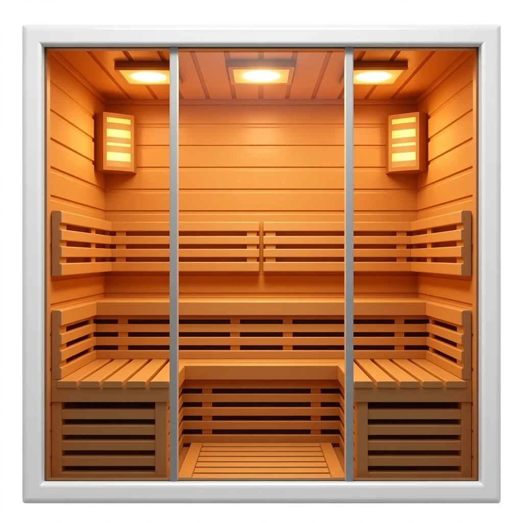 Infrared sauna with leds emoji