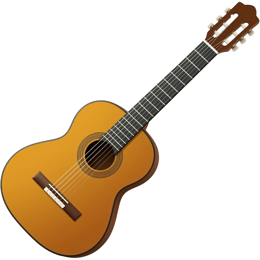 Classical guitar emoji