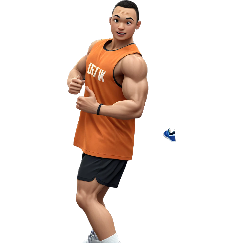 playful boys at the gym emoji