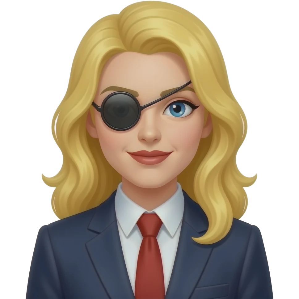 Chick yellow villain monocle suit emoji