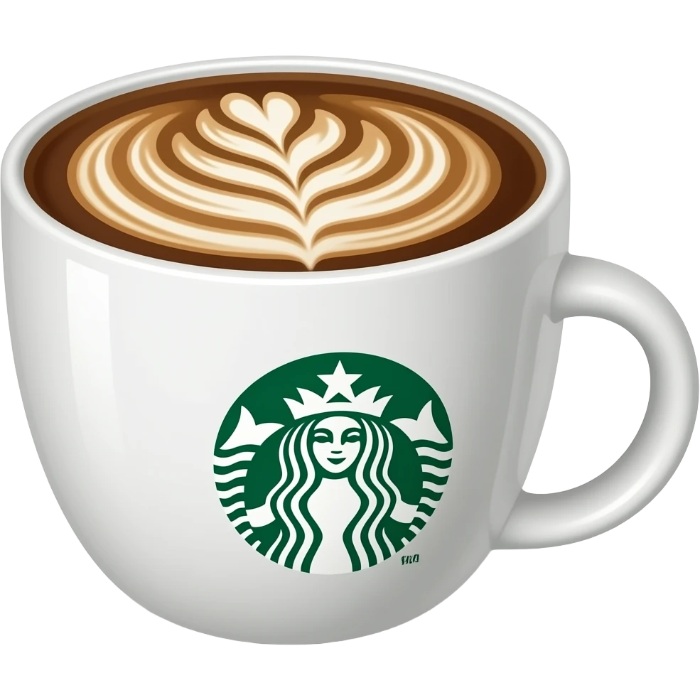 Starbucks coffee emoji