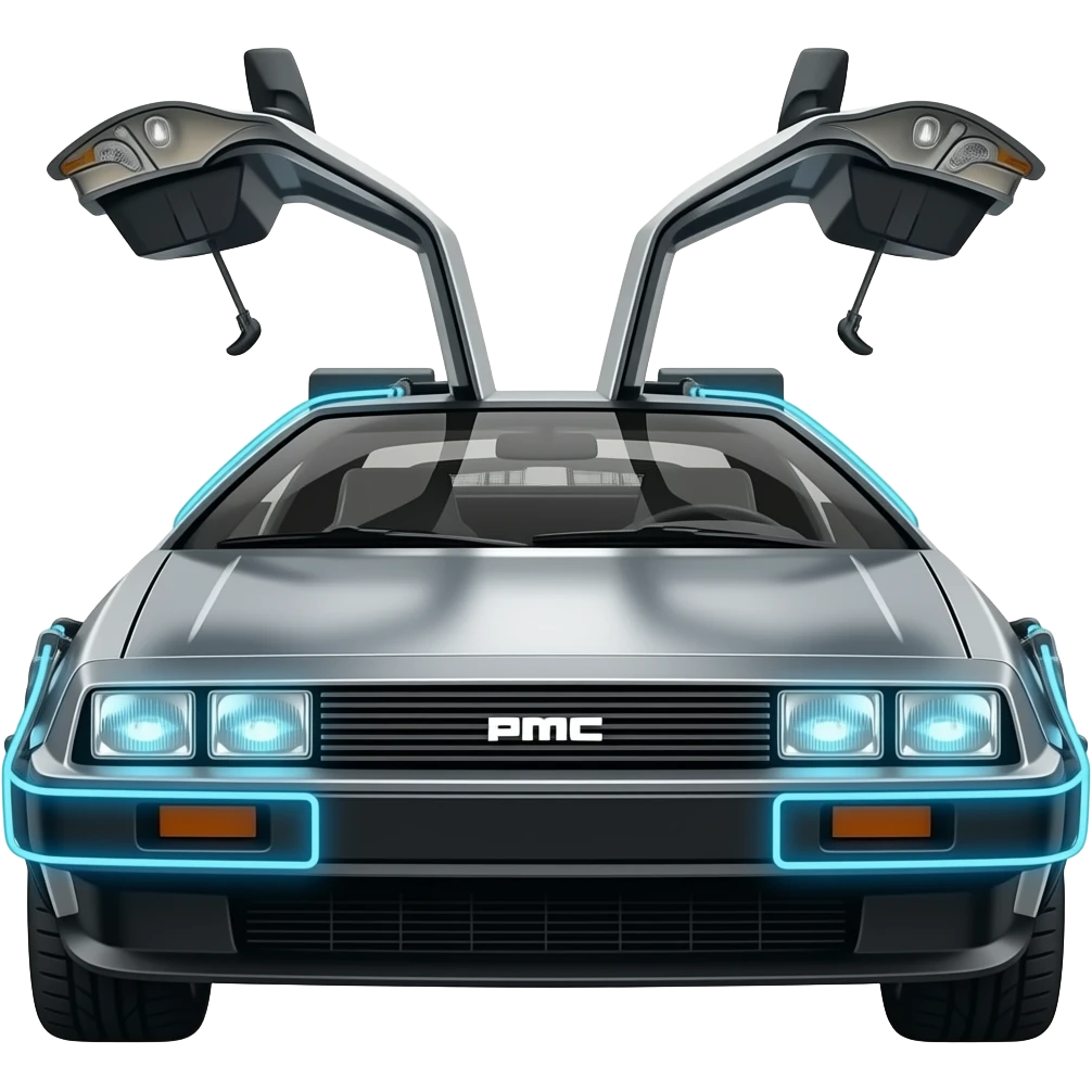 back to the future II car emoji