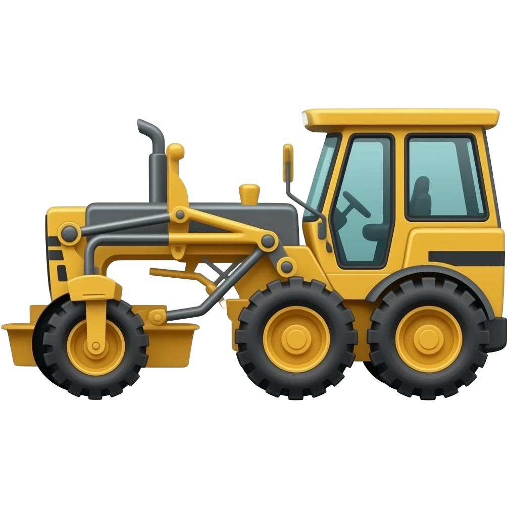 Motor grader Side emoji