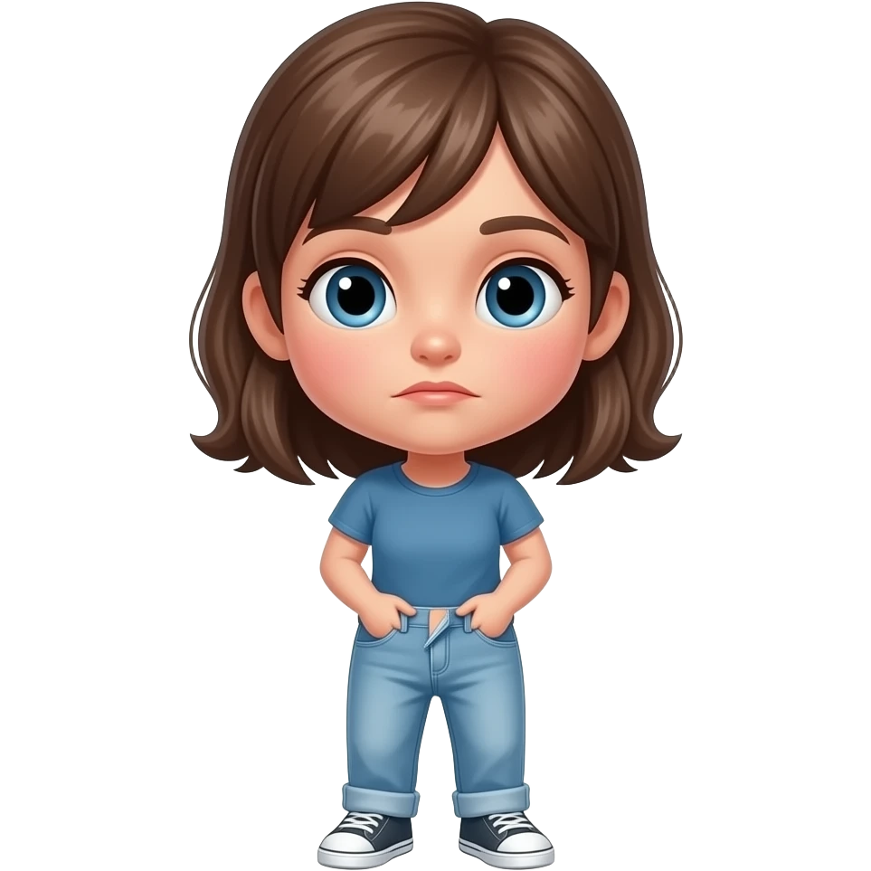 girl peeing her pants emoji