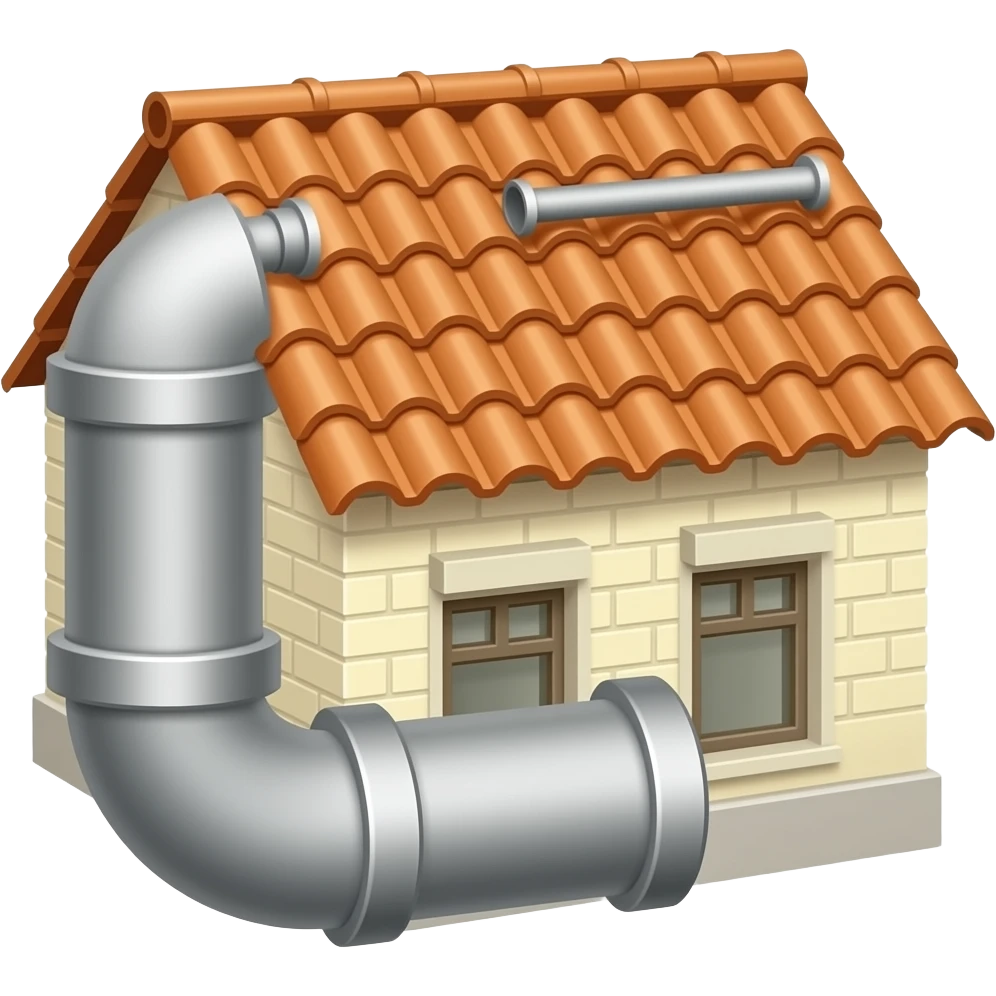 pipe under the roof emoji
