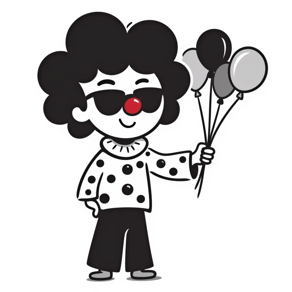 clown with sunglasses emoji