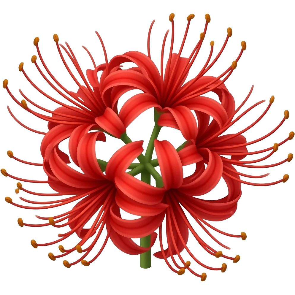 Red spider lily emoji