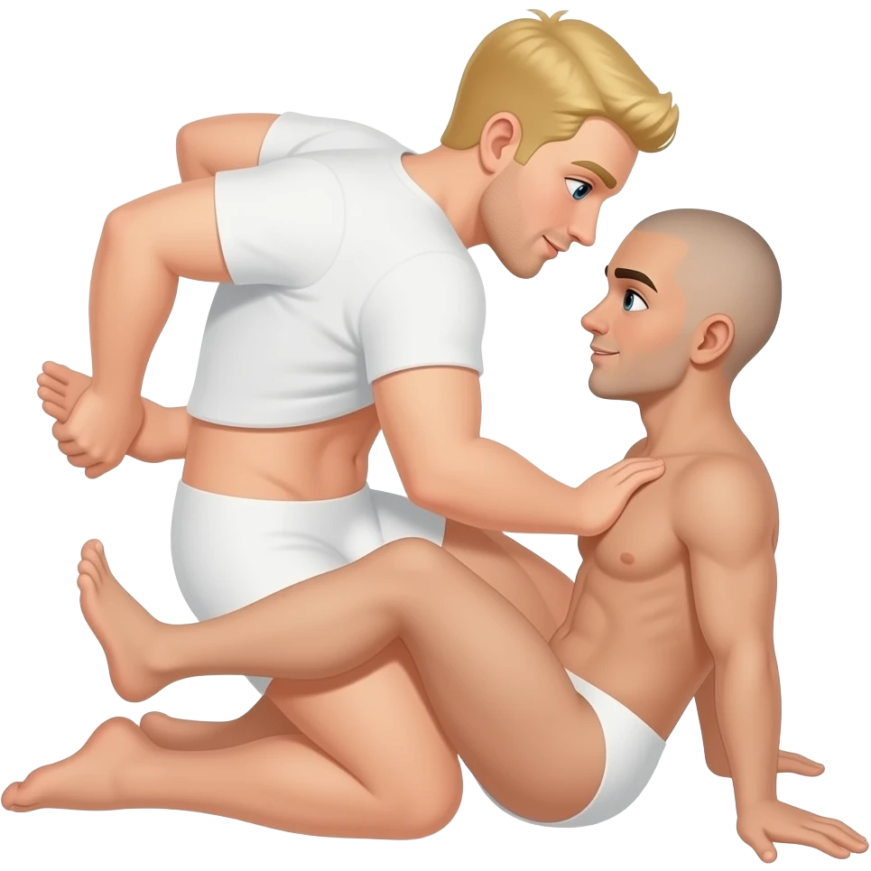 gay naked ass sex position with a blond guy and a shave guy naked and hot emoji